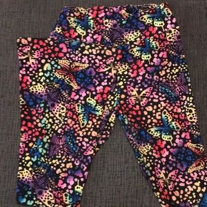 Rainbow butterfly bell bottoms!!